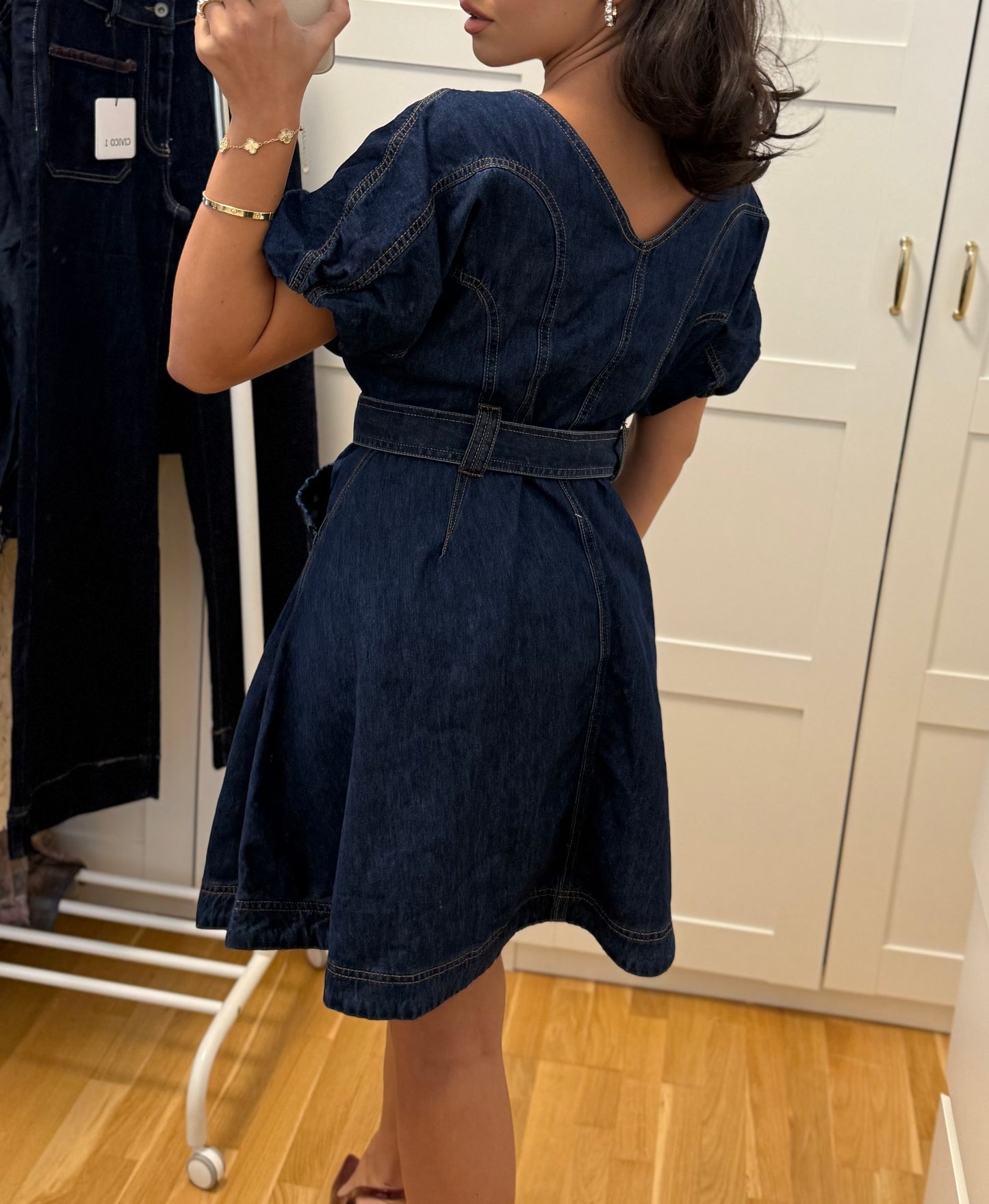 Jeans dress short option