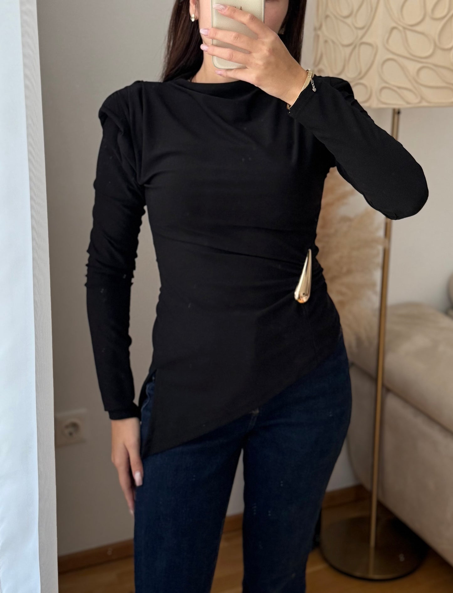 Top with gold detail