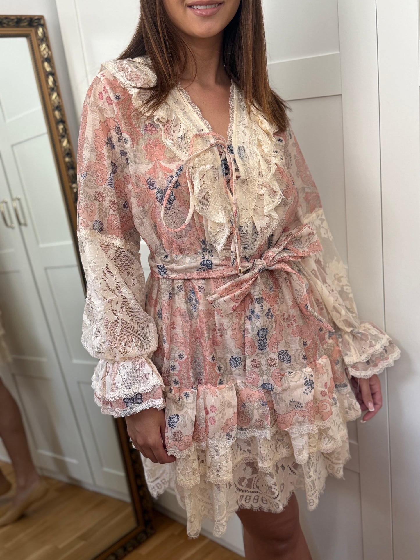 Bohemian Floral Lace Dress