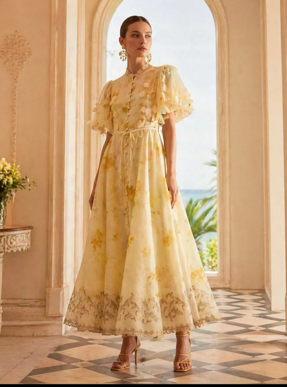Soft Bloom Elegance Dress