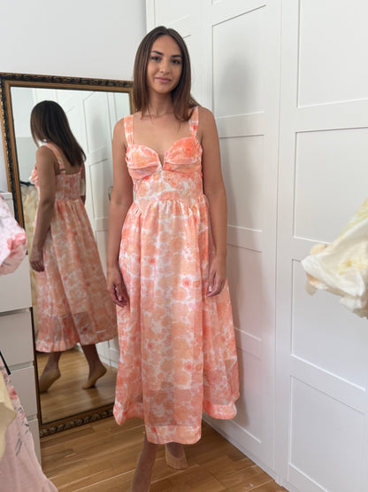 Floral Belle Midi Dress
