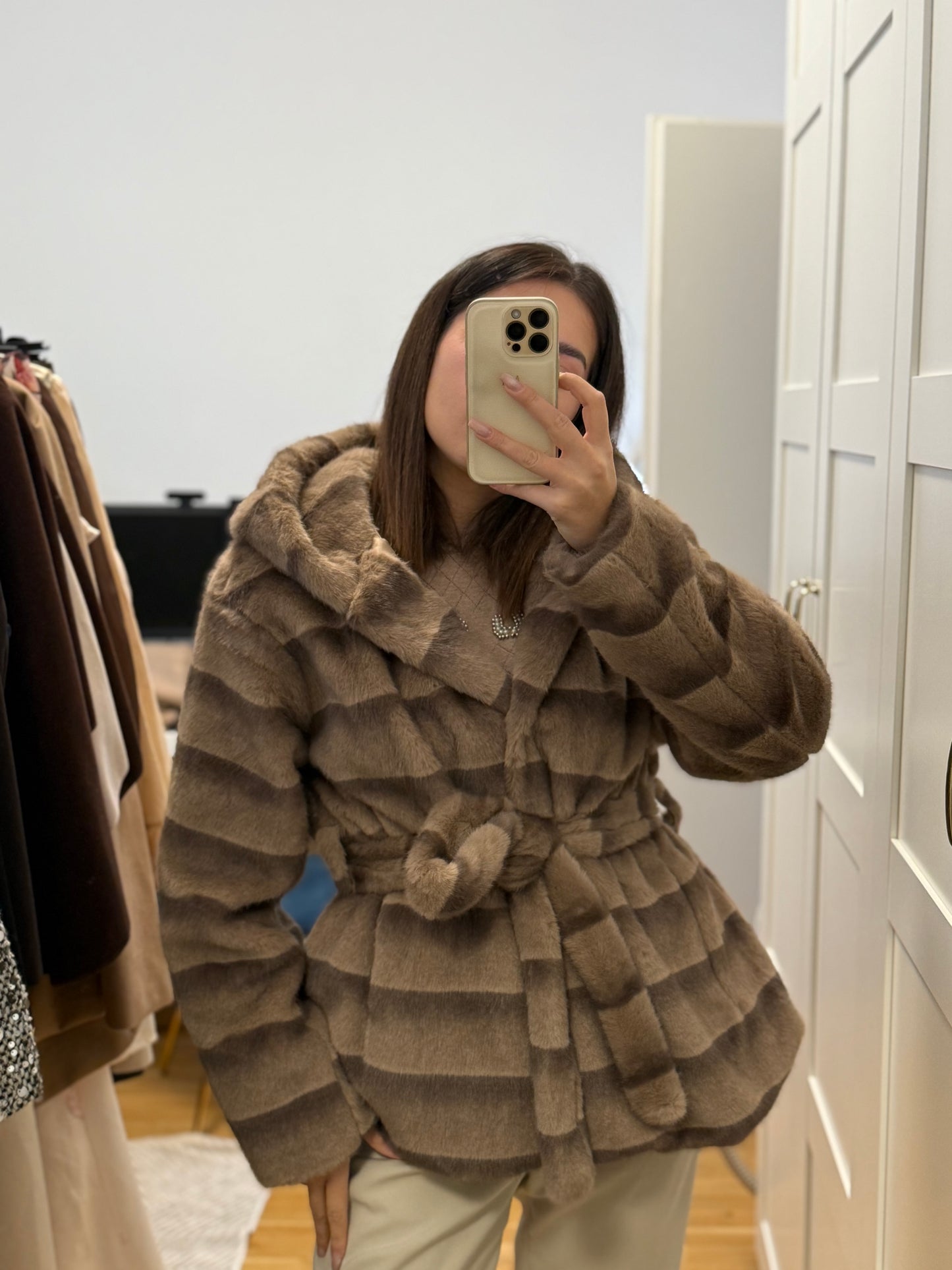 Faux Fur Coat