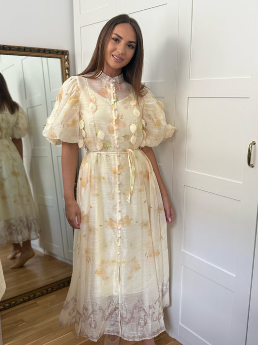 Soft Bloom Elegance Dress