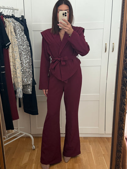 SUIT BURGUNDY